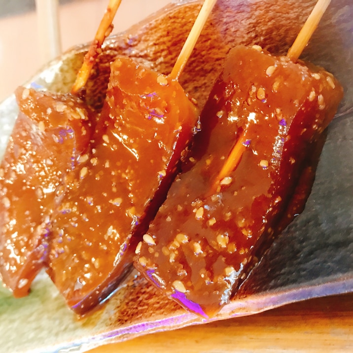 こんにゃくの味噌おでん